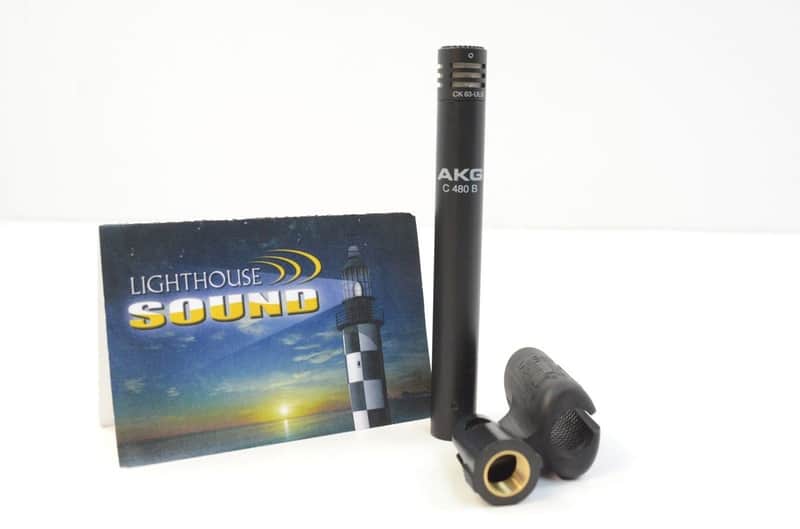 AKG C 480 B Condenser Microphone CK63 ULS Cardioid Capsule w/Clip C480B image 1