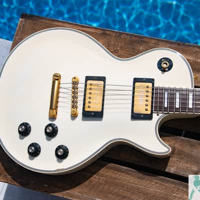Greco EGC-600 1987 - Aged White - “Mint Collection” w Open "O" - Made in Japan image 10