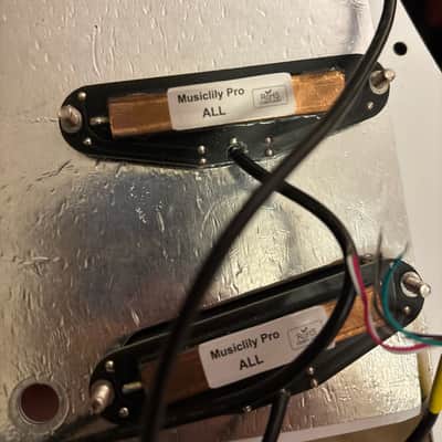 Fender Musically Rail pickups 2020’s  - White / black image 5