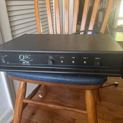 QSC MX 700 2-Channel Power Amplifier with rack mount bolts/washers. Ex-Church equipment image 1