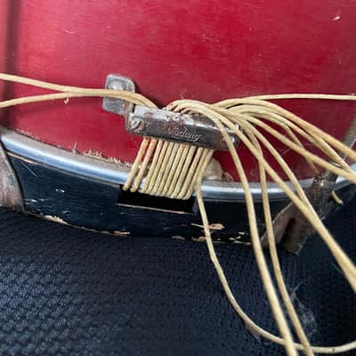 Ludwig Marching Snare 1963 - Red image 5
