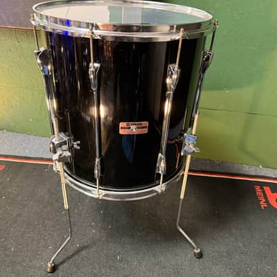 Yamaha 80's Vintage Recording Custom 16x16 Floor Tom Piano Black image 3