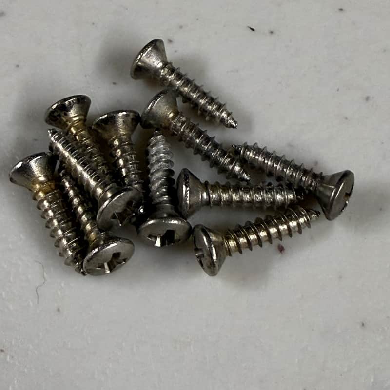 Fender Pickguard Screws (11) 1960's Real Deal! (M-551) image 1