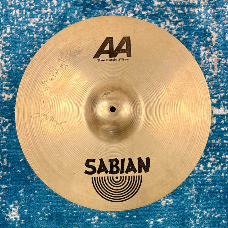Don’t pay £389!! Signed by JOJO MAYER 18" Sabian AA THIN Crash 1400g Sabian