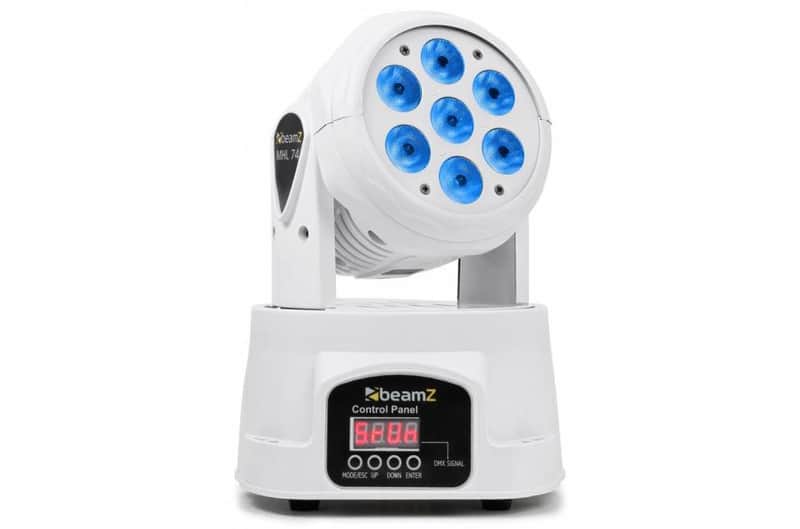 Immagine BeamZ MHL74 Wash 7x10W QUAD 12ch DMX WHITE - 1