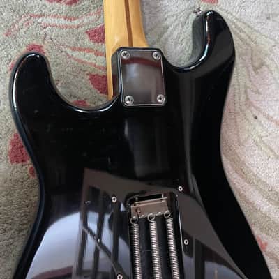 Vintage 1988 Fender Stratocaster Black MIJ Japan image 10