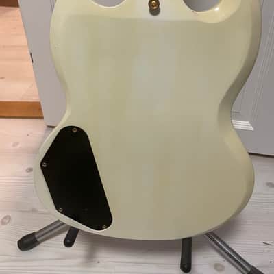 Burny Les Paul custom 61 SG 1980s - lacquer image 12
