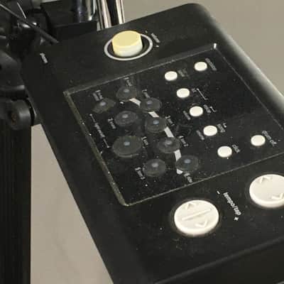 7-Piece Full Electronic Drum Kit Model E-ED001 2010 Black Rack + Cymbals Pedals Cables AC Adapter + Bonus Drum Stool image 5