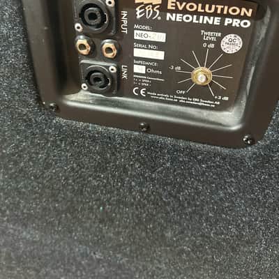 EBS HD350 Bass Amp Head With NEO 115 & NEO 210 Evolution Neoline Pro Speakers mid 2000s ish - Rack Mounted & Carpeted image 14