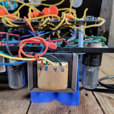 Kay K-504 Amplifier 1960s Cab with Mojotone Princeton Amp Kit Built In 2017 - Black and Creme image 15