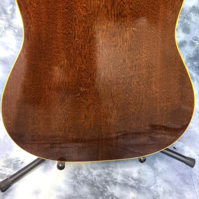 Video Demo Vintage RARE 1965 Gibson J50 Adjustable Bridge Dreadnought Acoustic Guitar New Strings Pro Setup Hard Shell Case image 11