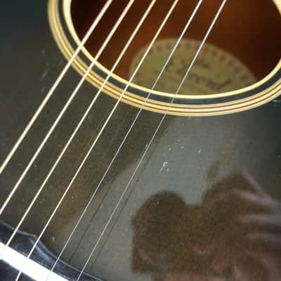 Aria Elecord FE-T65 Acoustic Electric Guitar MIJ Japan w/ OHSC & Paperwork image 8