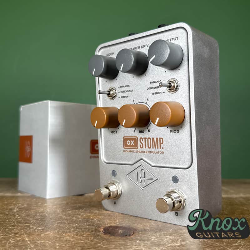Universal Audio OX Stomp Dynamic Speaker Emulator 2023 - Present - Silver image 1