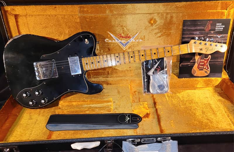Fender Custom Shop Telecaster Custom with 70's style Cunife WideRange humbucker - nice!! image 1