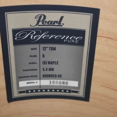Pearl Reference Pure RFP903XP 2021 - Color #102 Natural Maple Gloss (Shell Pack) image 16
