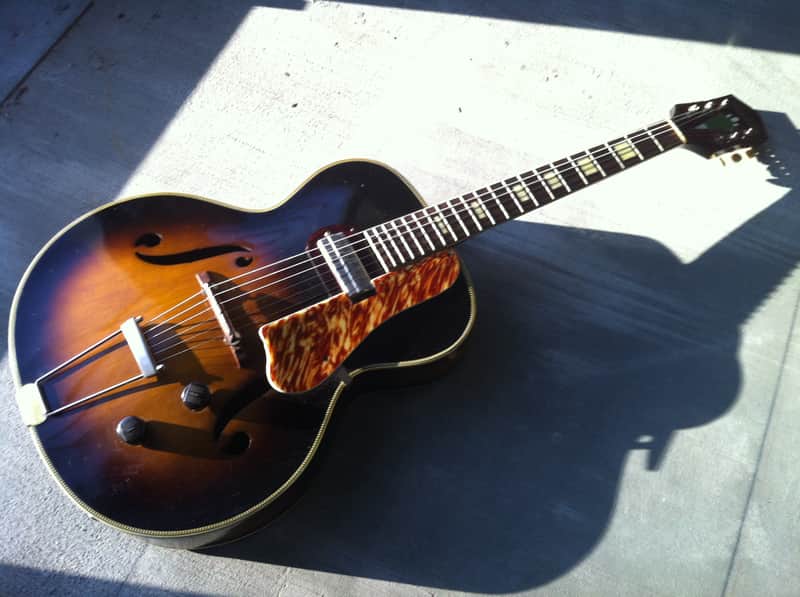 50's Silvertone Harmony H58 H50 Archtop - Gibson P-13 Pickup - Tortoiseshell Headstock - See Video image 1