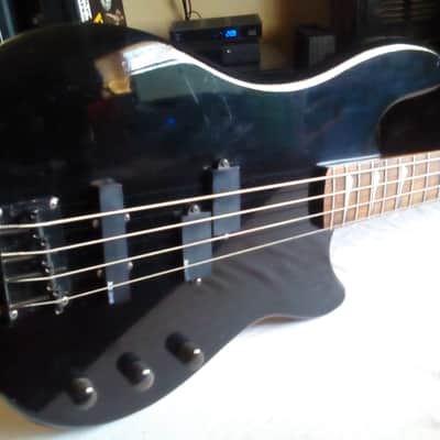 Ultra Rare 1987 Vintage Ovation Celebrity BC-2 Solid Body Bass Guitar (Black) With RR Gig Bag image 1