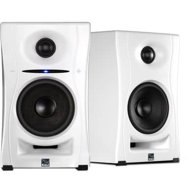 KALI AUDIO LP-UNF 4” Ultra Nearfield Powered Monitor System w/Bluetooth - Boundary Compensation EQ Settings - for Mixing, Recording, Audio Production - USB-C, TRS, RCA Inputs  White (Pair) image 2