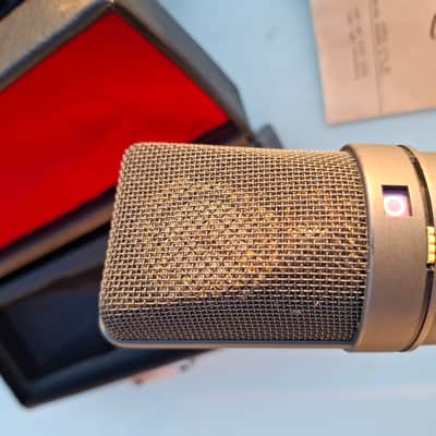 Neumann U 87 Stereo Pair Large Diaphragm Multipattern Condenser Microphone 1967 - 1985 - Matte Black image 5