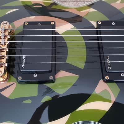 Epiphone Zakk Wylde Les Paul Custom 2008 Bullseye Camo image 7