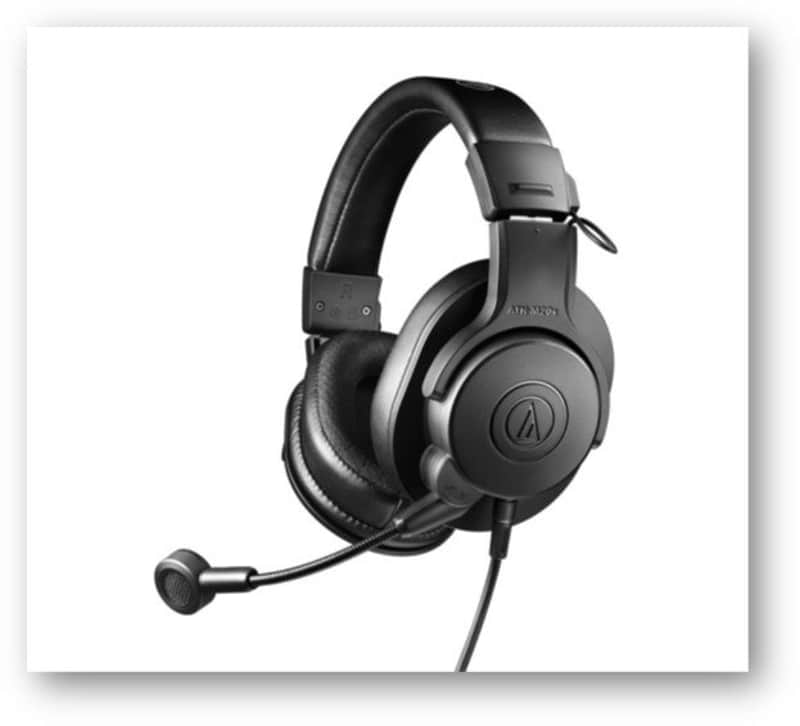 Audio-Technica ATH-M20xSTS Streaming headset: 1/8 inch and USB connectivity image 1