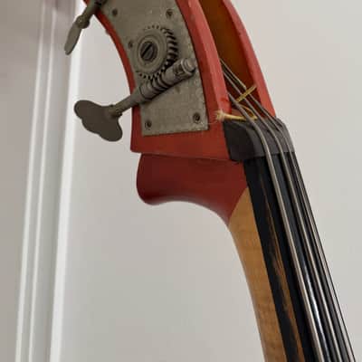Upright acoustic bass 3/4" scale w/ pickup and French bow. image 17