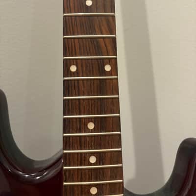 Hurricane Strat-style body and neck - Wine Red image 6