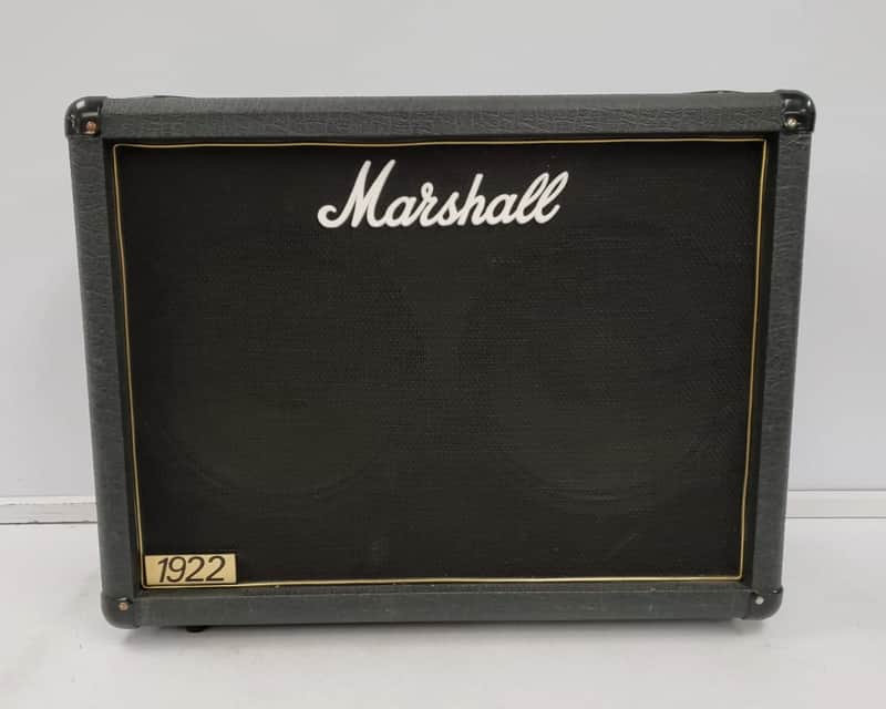 Marshall 1922 150-Watt 2x12" Guitar Speaker Cabinet 1989 - Present - Black image 1