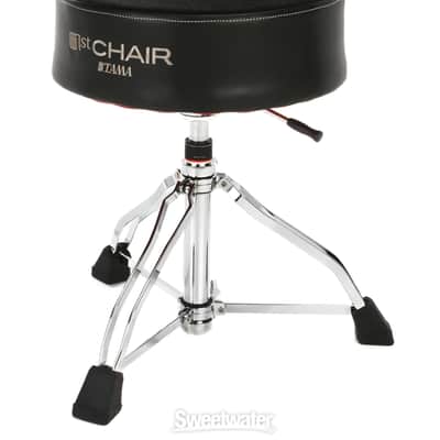 Tama HT850BC 1st Chair Round Rider XL Hydraulix Cloth Top - Black image 3