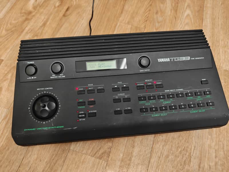 Yamaha TG33 Tone Generator 1990 - Black image 1