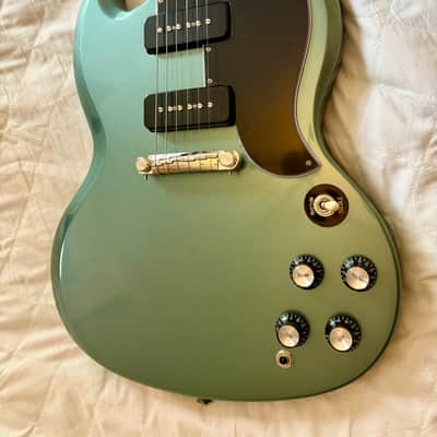 Epiphone SG Special P90 with Laurel Fretboard 2020 - 2025 - Faded Pelham Blue image 2