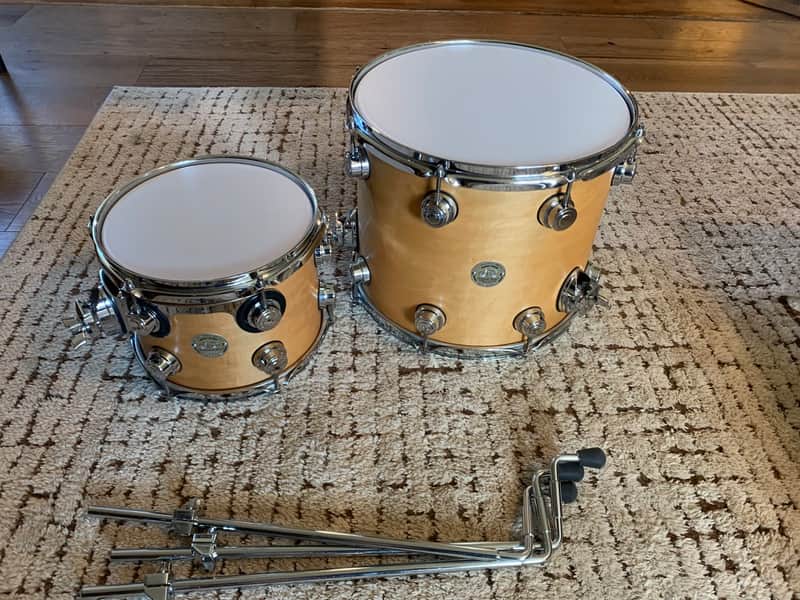 DW Collectors Series 10 and 14 Inch Toms 2003 - Satin Oil image 1