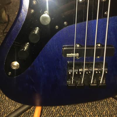 T.Davis Customs Muchaman J Bass 2017 Trans Blue image 5
