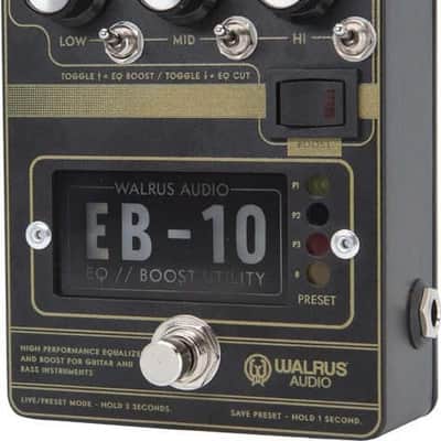 EB-10 Preamp/EQ/Boost - Black image 3