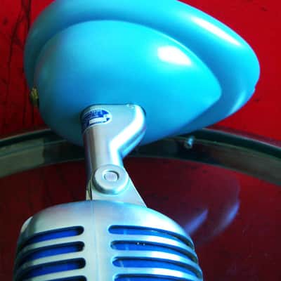 Vintage 1959 Shure 55S Unidyne dynamic cardioid Microphone w S-36 desk stand Elvis 55 55SW Super 55 image 14