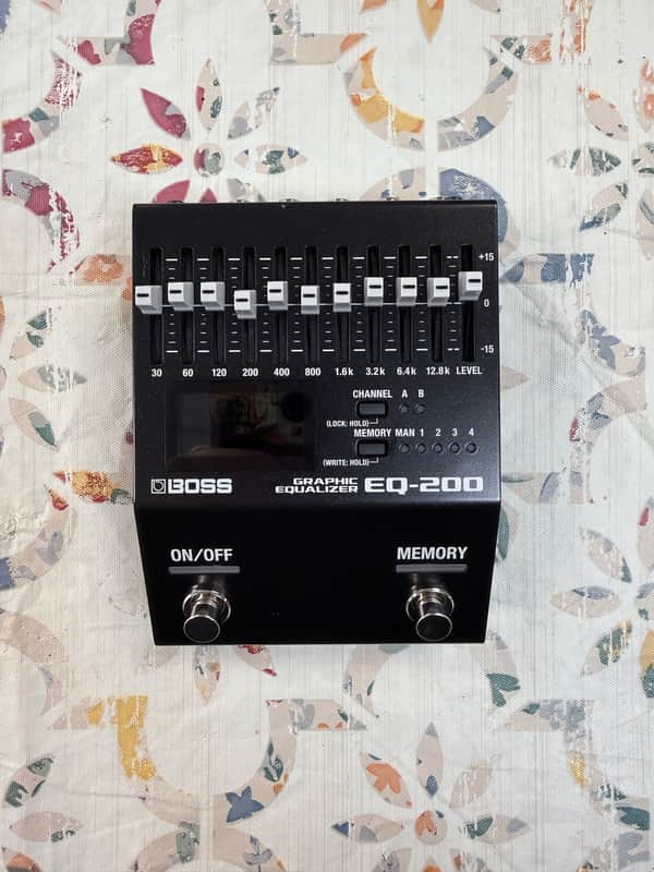 Boss EQ-200 Equalizer 2019 - Present - Black image 1