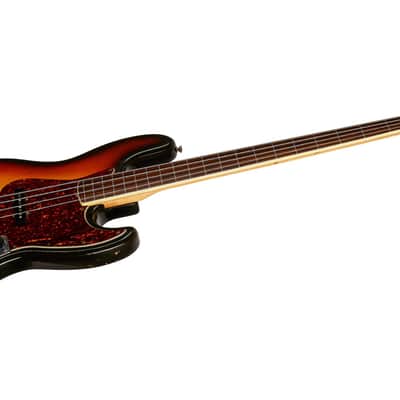 Fender Fretless Jazz Bass 3-Tone Sunburst (Pre-Owned, 1972, VG+) #350058 image 3