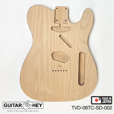 NEW Hosco JAPAN Unfinished Telecaster 62's Style Body, 2-piece - SANDED #002