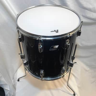 Ludwig Rocker  '88 16x16  Black Floor tom American Made w/legs image 3