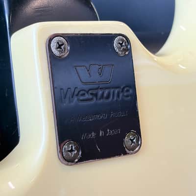 Westone Spectrum ST Bass Matsumoku MIJ 1985 - Ebony Fingerboard, White, Used image 10