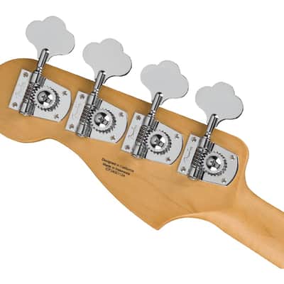 Fender Standard Precision Bass Guitar - Black w/Laurel FB image 5
