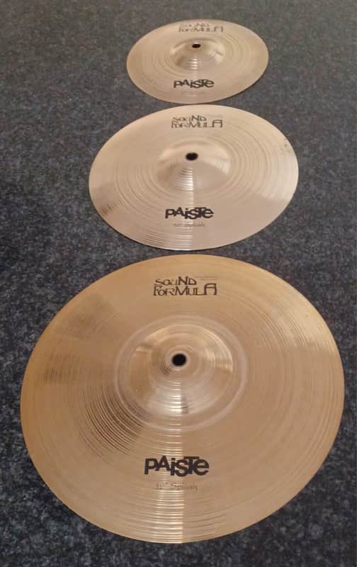 RARE! Paiste Sound Formula splashset 8"/10"/12" image 1
