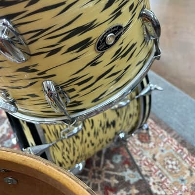 Slingerland 12/13/16/20 1970s - White Tiger Pearl image 5