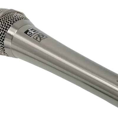 Se Electronics V7 NI-25AE 25th Anniversary Brushed Nickel Handheld Microphone image 4