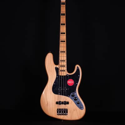 Squier Classic Vibe '70s Jazz Bass, Maple FB, Natural image 5