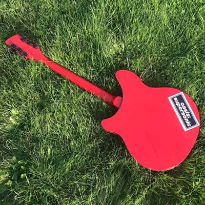 RARE 1985 Rickenbacker 360 Ruby Red …(actually a 360/12 currently strung as a 6 string) ... Original Hardcase image 8