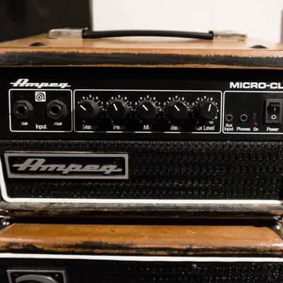 Ampeg Micro-CL 100w Bass Amp Stack 2015 Natural image 6