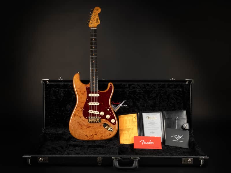 2021 Fender Custom Shop Artisan Maple Burl Stratocaster NOS - Aged Natural | USA Limited Edition Roasted Birdseye Maple Neck Macassar Ebony Fretboard Kloppmann ST60 Pickups | CoA OHSC image 1