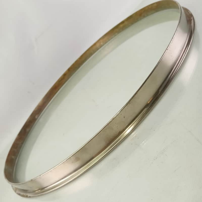 Slingerland 14"Single-Flange Nickel-Brass Snare/Floor Tom Drum Rim/Hoop NOB USA image 1