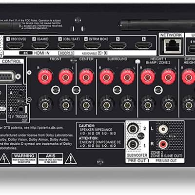 Pioneer Elite - VSX-LX305 - 9.2 Ch Network AV Dolby Vision Optimized Receiver - Black image 4